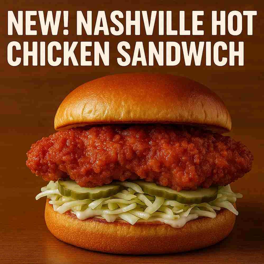 New!Nashwille Hot Chicken sandwich 