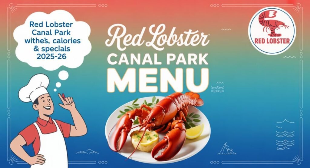 Red Lobster Canal Park Menu